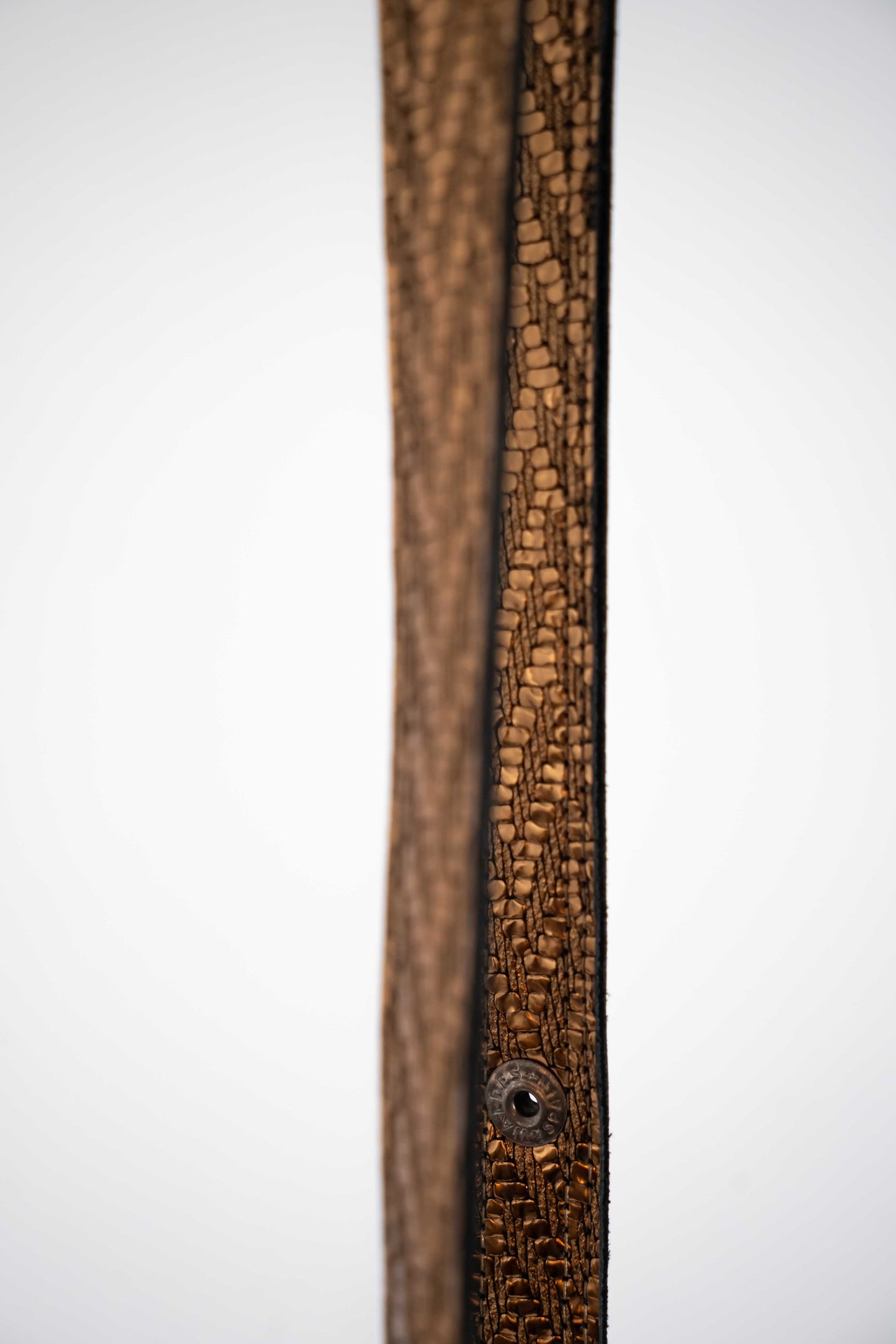 Homemade Leather Slingbag shiny camel - left or right side options