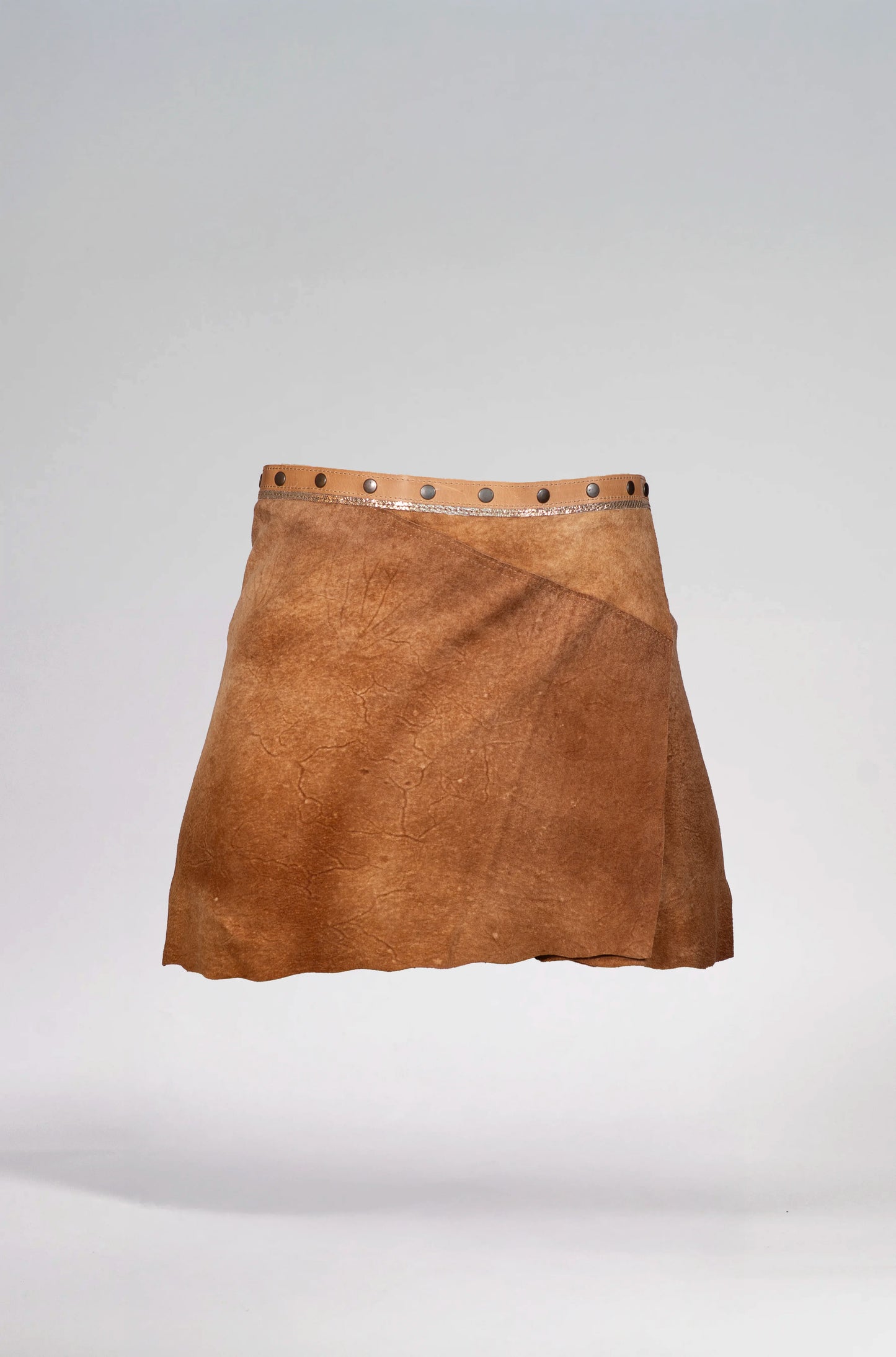 Camel Bown Texture Skirt