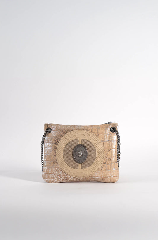 Medallion White Chic Bag