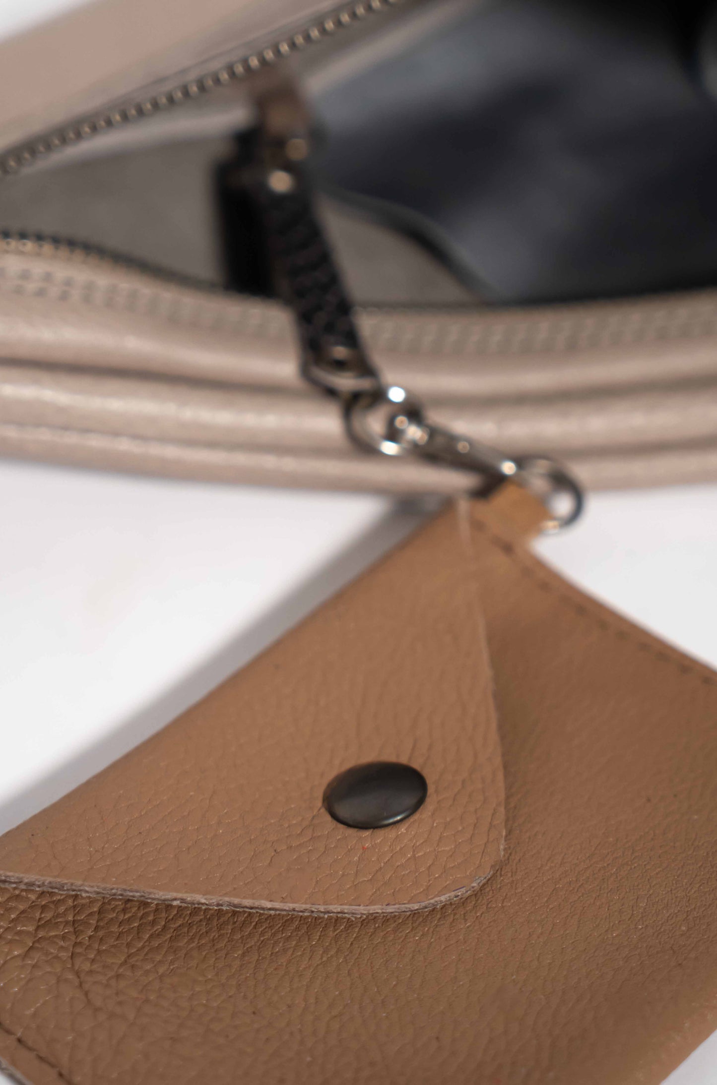 Cream Sling bag - left or right side options